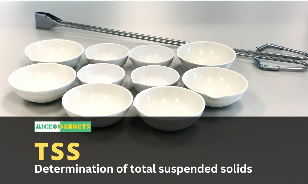 Determination of total suspended solids (TSS)